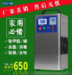 飞歌2g臭氧消毒机用于食品车间更衣室杀菌 化妆品厂包材消毒机